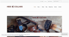 Desktop Screenshot of hideandcollars.co.uk